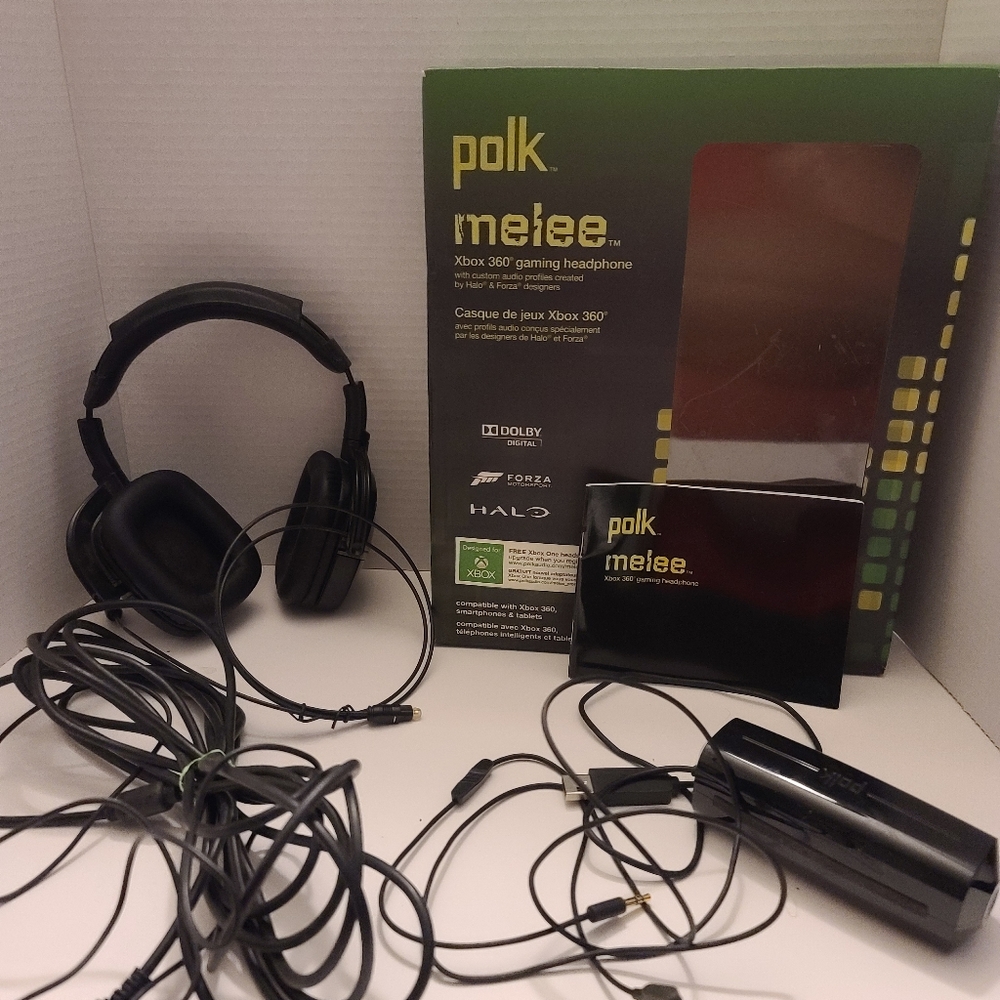 Polk Melee Audio Headphone Xbox 360.